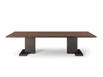 INCA - Rectangular wooden meeting table by i 4 Mariani - view 2